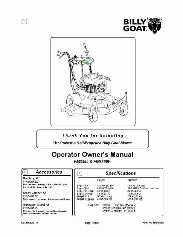 Billy Goat Lawn Mower FM3300-page_pdf